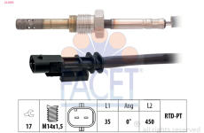 Cidlo, teplota vyfukovych plynu FACET 22.0203