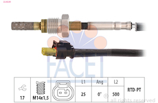 Cidlo, teplota vyfukovych plynu FACET 22.0220