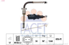 Cidlo, teplota vyfukovych plynu FACET 22.0235