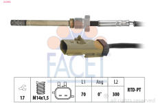 Cidlo, teplota vyfukovych plynu FACET 22.0362