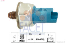 Snímač, tlak paliva FACET 25.0057
