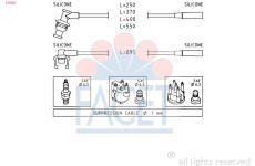 Sada kabelů pro zapalování FACET 4.8920