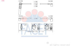 Sada kabelů pro zapalování FACET 4.9900