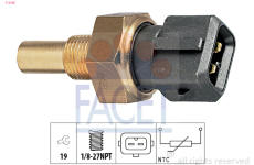 Snímač teploty chladiacej kvapaliny FACET 7.3165