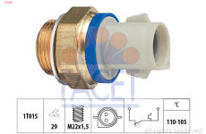 Teplotní spínač, větrák chladiče FACET 7.5165