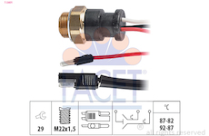 Teplotní spínač, větrák chladiče FACET 7.5601
