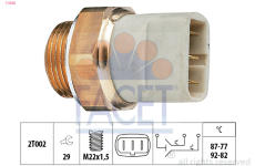 Teplotní spínač, větrák chladiče FACET 7.5626