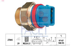 Teplotný spínač ventilátora chladenia FACET 7.5631