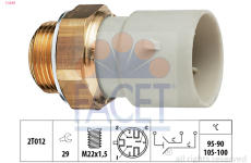 Teplotní spínač, větrák chladiče FACET 7.5639