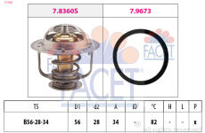 Termostat, chladivo FACET 7.7920