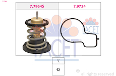 Termostat, chladivo FACET 7.7964