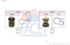 Termostat, chladivo FACET 7.7983KK