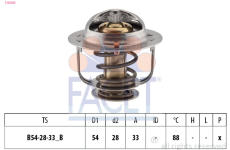 Termostat, chladivo FACET 7.8216S