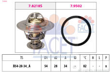 Termostat, chladivo FACET 7.8218