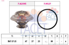 Termostat, chladivo FACET 7.8259