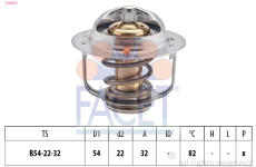 Termostat, chladivo FACET 7.8305S