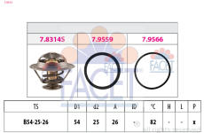 Termostat chladenia FACET 7.8314