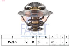 Termostat, chladivo FACET 7.8314S