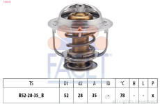 Termostat, chladivo FACET 7.8317S