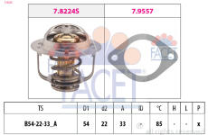 Termostat, chladivo FACET 7.8335