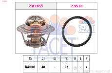 Termostat, chladivo FACET 7.8376