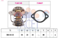 Termostat, chladivo FACET 7.8414
