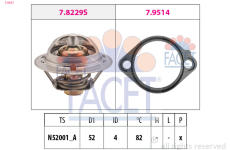 Termostat, chladivo FACET 7.8437