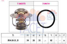 Termostat, chladivo FACET 7.8449