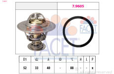 Termostat, chladivo FACET 7.8537