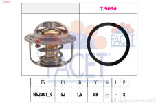 Termostat, chladivo FACET 7.8554