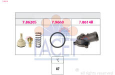 Termostat, chladivo FACET 7.8621K
