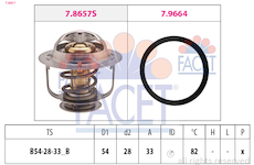 Termostat, chladivo FACET 7.8657