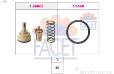 Termostat, chladivo FACET 7.8686