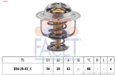 Termostat, chladivo FACET 7.8687S