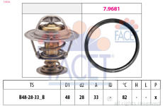 Termostat, chladivo FACET 7.8724