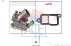 Termostat, chladivo FACET 7.8732