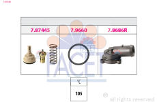 Termostat, chladivo FACET 7.8744K