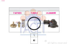 Termostat, chladivo FACET 7.8745K