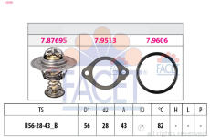 Termostat, chladivo FACET 7.8769
