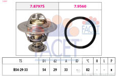 Termostat, chladivo FACET 7.8797