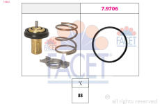 Termostat, chladivo FACET 7.8822