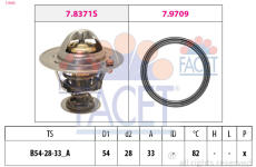 Termostat, chladivo FACET 7.8845