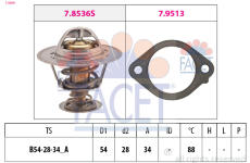 Termostat, chladivo FACET 7.8869