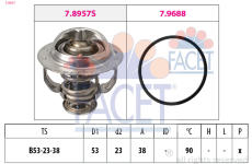 Termostat, chladivo FACET 7.8957