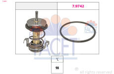 Termostat, chladivo FACET 7.8991