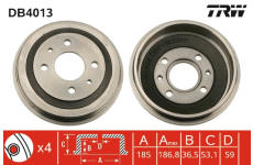 Brzdový buben TRW DB4013