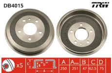 Brzdový buben TRW DB4015