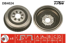 Brzdový buben TRW DB4024
