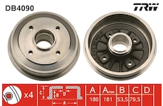 Brzdový buben TRW DB4090