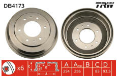 Brzdový buben TRW DB4173